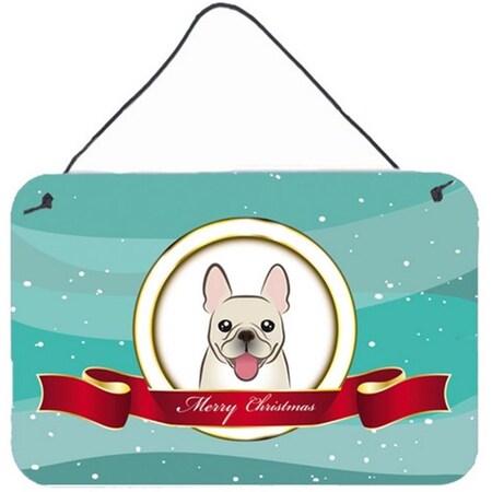 Carolines Treasures French Bulldog Merry Christmas Wall and Door Hanging Prints BB1548DS812
